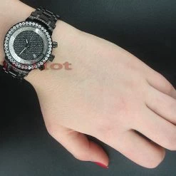 Ladies Joe Rodeo Diamond Watch 2ct Black -Watch Store ladies joe rodeo diamond watch 2ct black p 8532bod