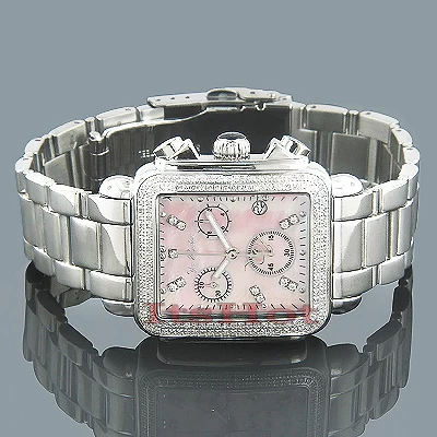 Ladies Joe Rodeo Madison Diamond Watch Pink MOP 1.50ct 1 Ladies Joe Rodeo Madison Diamond Watch Pink MOP 1.50ct
