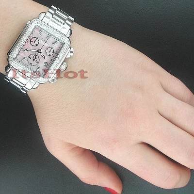 Ladies Joe Rodeo Madison Diamond Watch Pink MOP 1.50ct 3 Ladies Joe Rodeo Madison Diamond Watch Pink MOP 1.50ct - Image 3