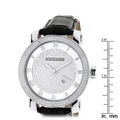 Luxurman Diamond Men's VS Diamond Watch .18ct -Watch Store luxurman diamond watches mens vs diamond watch 18ct p 9696 ruler