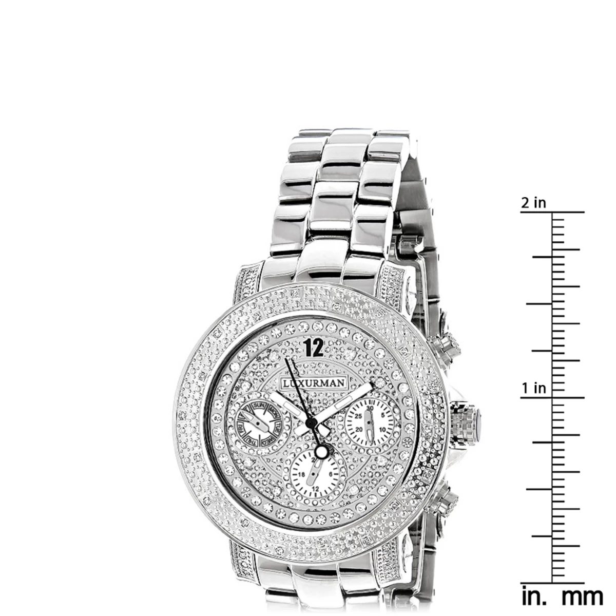 Luxurman Ladies Diamond Watch 0.30ct 5 Luxurman Ladies Diamond Watch 0.30ct - Image 5