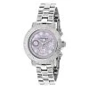 Luxurman Ladies Diamond Watch 0.3ct Pink MOP Oversized Women's Watch