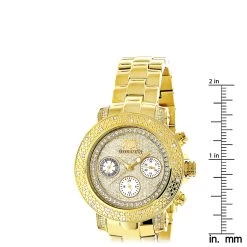 Luxurman Ladies Diamond Watch 0.3ct Yellow Gold Plated 9 Luxurman Ladies Diamond Watch 0.3ct Yellow Gold Plated -Watch Store luxurman ladies diamond watch 03ct yellow gold plated p 44309 ruler