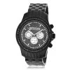 Luxurman Men's Black Diamond Watch 2.25ct