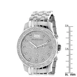 Luxurman Men's Diamond Watch 0.25 Ct -Watch Store luxurman mens diamond watch 025 ct p 35213 ruler