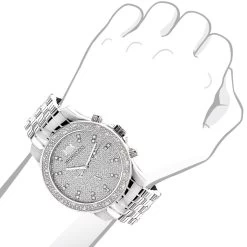 Luxurman Men's Diamond Watch 0.25 Ct -Watch Store luxurman mens diamond watch 025 ct p 35213bod