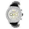 Luxurman Men's Diamond Watch 0.25ct With Leather Watch Band