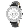 Luxurman Men's Diamond Watch 0.2ct Swiss Quartz Liberty W Leather Band