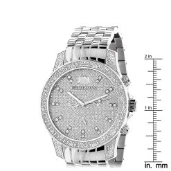Luxurman Men's Diamond Watch 0.50 Ct -Watch Store luxurman mens diamond watch 050 ct p 35221 ruler