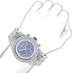 Luxurman Men's Real Diamond Wrist Watch 1.25ct -Watch Store luxurman mens watches real diamond wrist watch 125ct p 8267bod