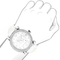 Luxurman Phantom Large Diamond Watch For Men Leather Band White MOP 0.12ct 7 Luxurman Phantom Large Diamond Watch For Men Leather Band White MOP 0.12ct -Watch Store luxurman phantom large diamond watch for men leather band white mop 012ct bod