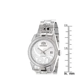 Luxurman Tribeca Women's Diamond Bezel & Band Watch 3ct Platinum Plated 11 Luxurman Tribeca Women's Diamond Bezel & Band Watch 3ct Platinum Plated -Watch Store luxurman tribeca womens diamond bezel band watch 3ct platinum plated ruler