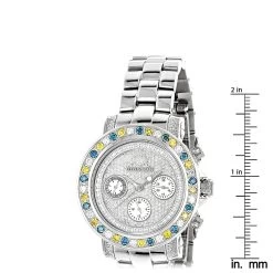 Luxurman Ladies Color Diamond Watch 2.75ct -Watch Store luxurman watches ladies color diamond watch 275ct p 46265 ruler