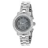 Luxurman Ladies Diamond Watch 3ct Black