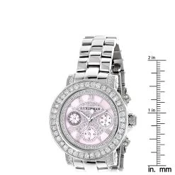 Luxurman Ladies Diamond Watch 3ct Pink -Watch Store luxurman watches ladies diamond watch 3ct pink p 43232 ruler