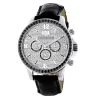 Luxurman Men's Black Diamond Watch 3ct