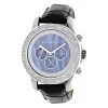 Luxurman Men's Diamond Watch 0.25ct Blue MOP