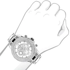 Luxurman Men's Diamond Watch 0.2ct White MOP 7 Luxurman Men's Diamond Watch 0.2ct White MOP -Watch Store luxurman watches mens diamond watch 02ct white mop 3