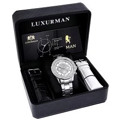 Luxurman Men's Diamond Watch 0.2ct White MOP 8 Luxurman Men's Diamond Watch 0.2ct White MOP -Watch Store luxurman watches mens diamond watch 02ct white mop 4