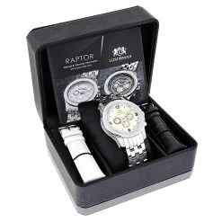 Luxurman Men's Diamond Watch 0.50ct -Watch Store luxurman watches mens diamond watch 050ct p 8495 4