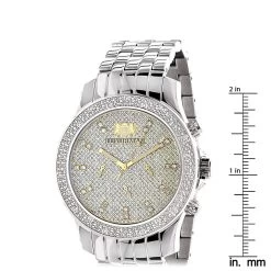 Luxurman Men's Diamond Wristwatch 0.25ct -Watch Store luxurman watches mens diamond wristwatch 025ct p 9285 ruler