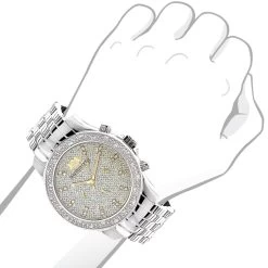 Luxurman Men's Diamond Wristwatch 0.25ct -Watch Store luxurman watches mens diamond wristwatch 025ct p 9285bod