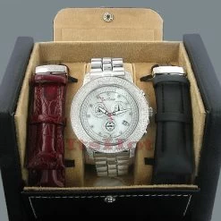 Luxury Joe Rodeo Pilot Men's Diamond Watch 3.15 -Watch Store luxury watches joe rodeo pilot mens diamond watch 315 p 9205box