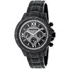 Men's Black Diamond Luxurman Watch 1.25ct Iced Out