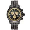 Men's Black Diamonds Watch 26.7ct Joe Rodeo Master Pilot