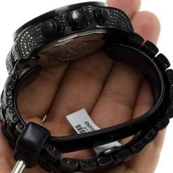 Men's Black Diamonds Watch 26.7ct Joe Rodeo Master Pilot -Watch Store mens black diamonds watch 267ct joe rodeo master pilot p 22689 bod4