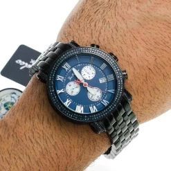 Men's Blue Diamond Joe Rodeo Classic Watch 3.5 -Watch Store mens blue diamond watches joe rodeo classic watch 35 p 35774 bod2