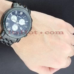 Men's Blue Diamond Joe Rodeo Classic Watch 3.5 -Watch Store mens blue diamond watches joe rodeo classic watch 35 p 35774bod