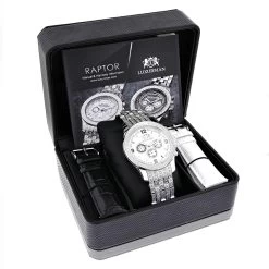 Men's Diamond Band Watch By LUXURMAN 1 Carat 8 Men's Diamond Band Watch By LUXURMAN 1 Carat -Watch Store mens diamond band watch by luxurman 1 carat 4