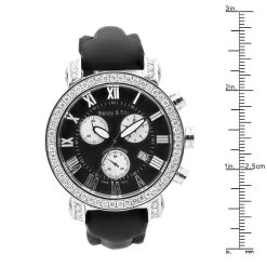 Men's Diamond Benny And Company Watch 6ct Black -Watch Store mens diamond benny and company watch 6ct black p 8660 ruler black