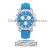 Men's Diamond Benny Watch 4ct Blue