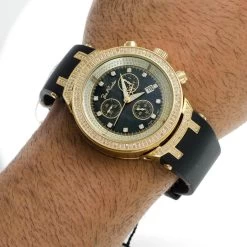 Men's Diamond Bezel Watch By Joe Rodeo: Master Model 2.20ct Yellow Gold Plated 15 Men's Diamond Bezel Watch By Joe Rodeo: Master Model 2.20ct Yellow Gold Plated -Watch Store mens diamond bezel watch by joe rodeo master model 220ct yellow p 46815 bod2