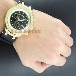 Men's Diamond Bezel Watch By Joe Rodeo: Master Model 2.20ct Yellow Gold Plated 12 Men's Diamond Bezel Watch By Joe Rodeo: Master Model 2.20ct Yellow Gold Plated -Watch Store mens diamond bezel watch by joe rodeo master model 220ct yellow p 46815bod
