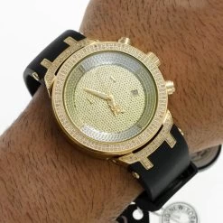 Men's Diamond Joe Rodeo Watch 2.20ct Yellow Gold Master -Watch Store mens diamond joe rodeo watch 220ct yellow gold master p 8896 bod2