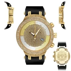 Men's Diamond Joe Rodeo Watch 2.20ct Yellow Gold Master -Watch Store mens diamond joe rodeo watch 220ct yellow gold master p 8896 main2