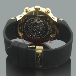 Men's Diamond Joe Rodeo Watch 2.20ct Yellow Gold Master -Watch Store mens diamond joe rodeo watch 220ct yellow gold master p 8896back