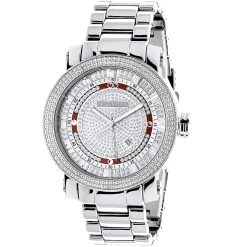 Men's Diamond Watch 0.12ct Luxurman