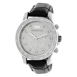 Men's Diamond Watch 0.25ct By Luxurman
