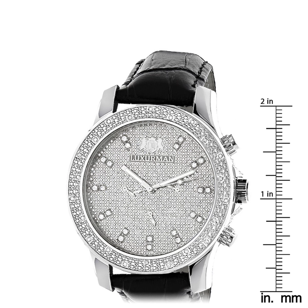 Men's Diamond Watch 0.25ct By Luxurman 5 Men's Diamond Watch 0.25ct By Luxurman - Image 5