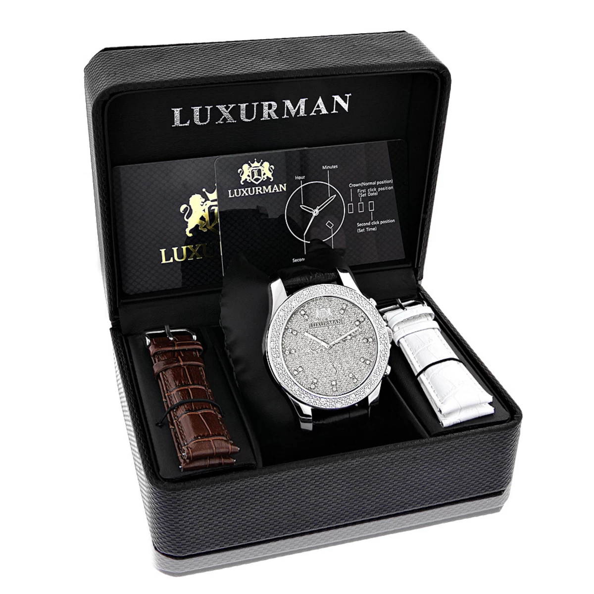 Men's Diamond Watch 0.25ct By Luxurman 4 Men's Diamond Watch 0.25ct By Luxurman - Image 4