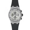 Men's Diamond Watch Audemars Piguet Royal Oak Offshore 42mm White Dial