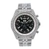 Men's Diamond Watch Breitling Bentley 48mm Black Dial