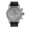 Men's Diamond Watch Breitling Super Avenger 42mm White Dial
