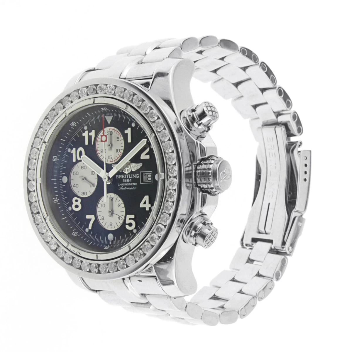 Men's Diamond Watch Breitling Super Avenger 48mm Blue Dial 2 Men's Diamond Watch Breitling Super Avenger 48mm Blue Dial - Image 2