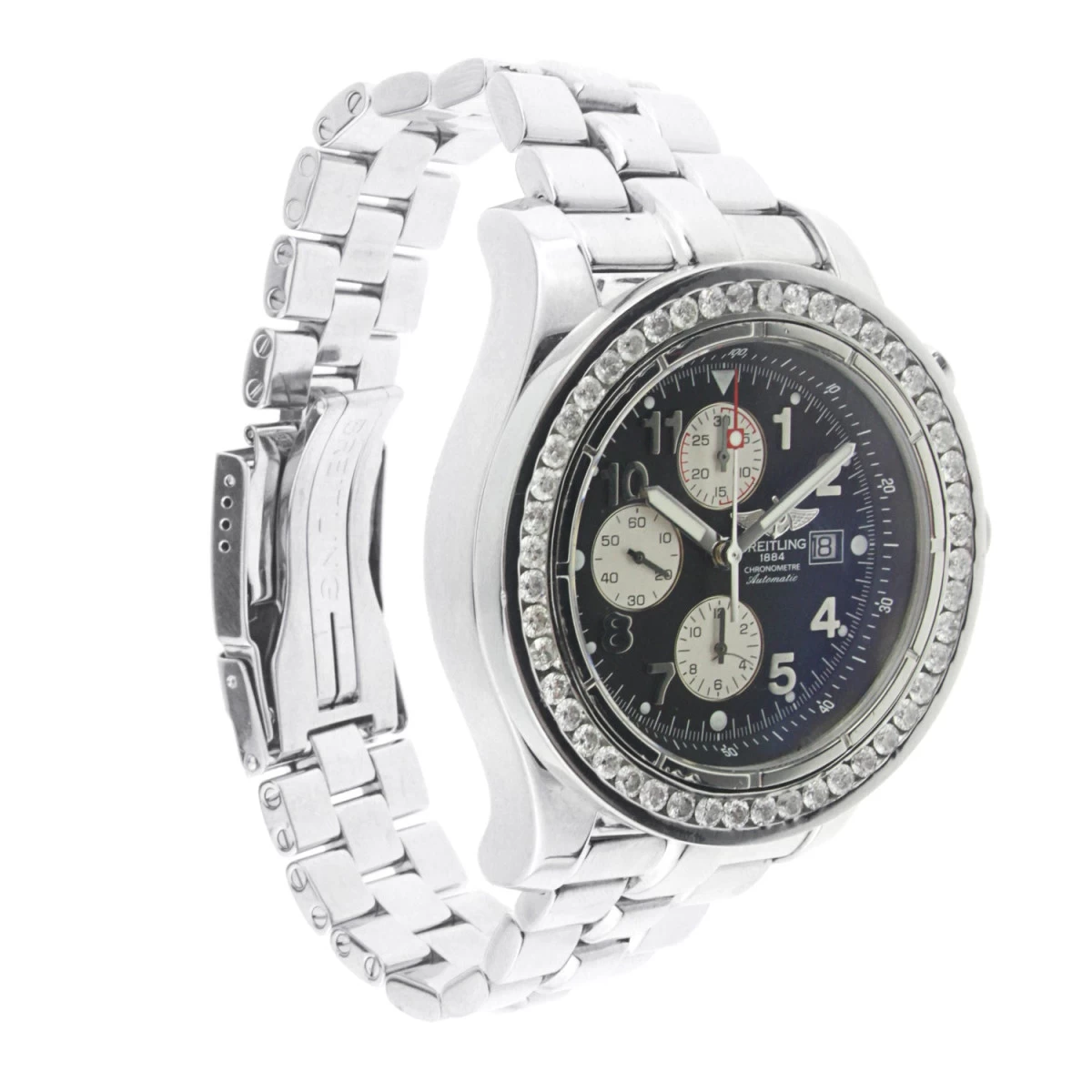 Men's Diamond Watch Breitling Super Avenger 48mm Blue Dial 3 Men's Diamond Watch Breitling Super Avenger 48mm Blue Dial - Image 3
