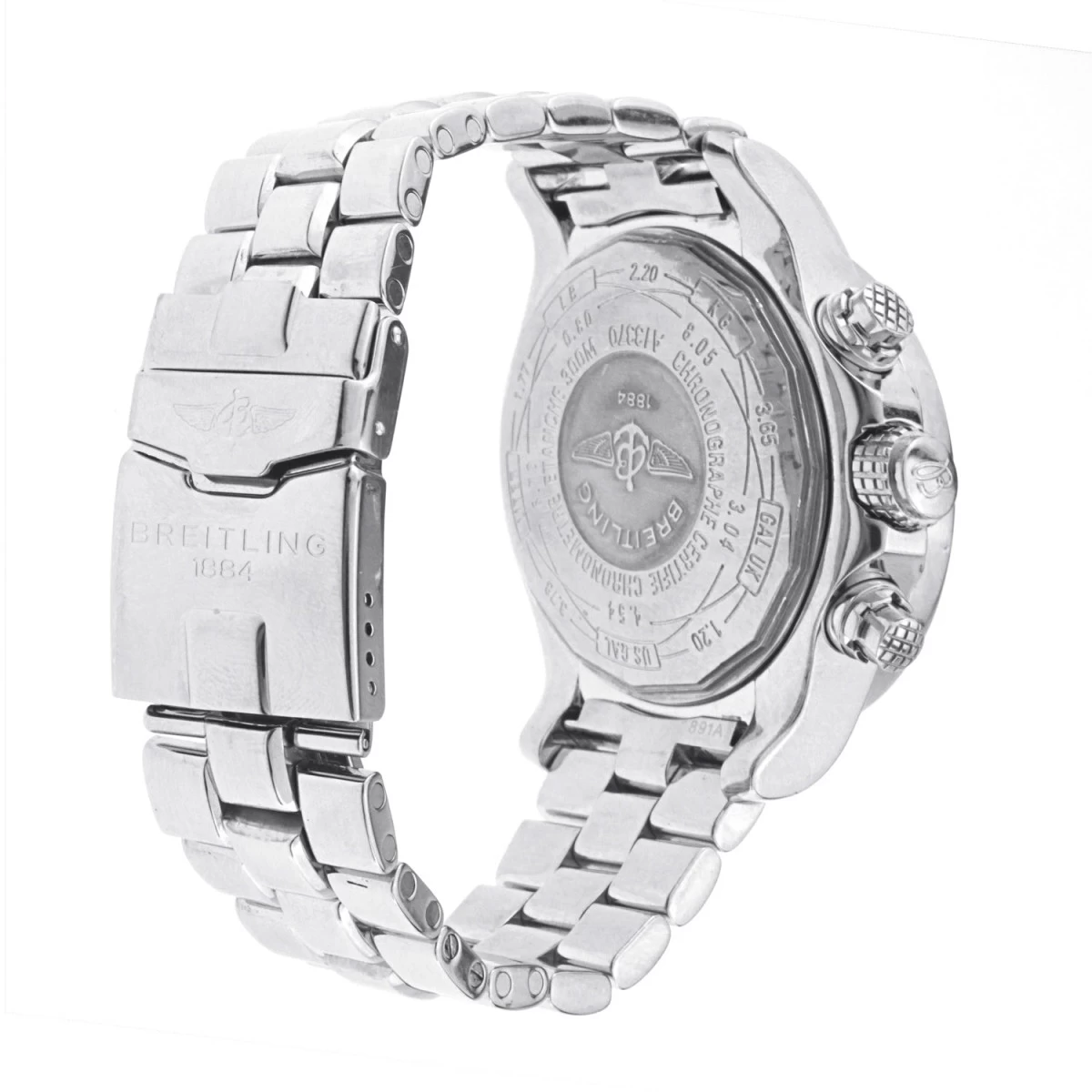 Men's Diamond Watch Breitling Super Avenger 48mm Blue Dial 4 Men's Diamond Watch Breitling Super Avenger 48mm Blue Dial - Image 4